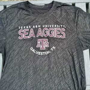 Texas A&M Sea Aggies Galveston Performance Tee Men’s XL Black
